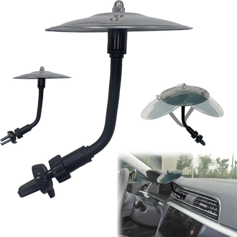 SCCUP Car Cymbals for Drummers, Mount Vent Grip with Joint Ball, Finger Cymbals, Easy to Install, Drummer Gifts for Music Lovers, Road Trips & Drum Enthusiasts, 5.7 Inch Drum Cymbal with Bright Sound - Image 1